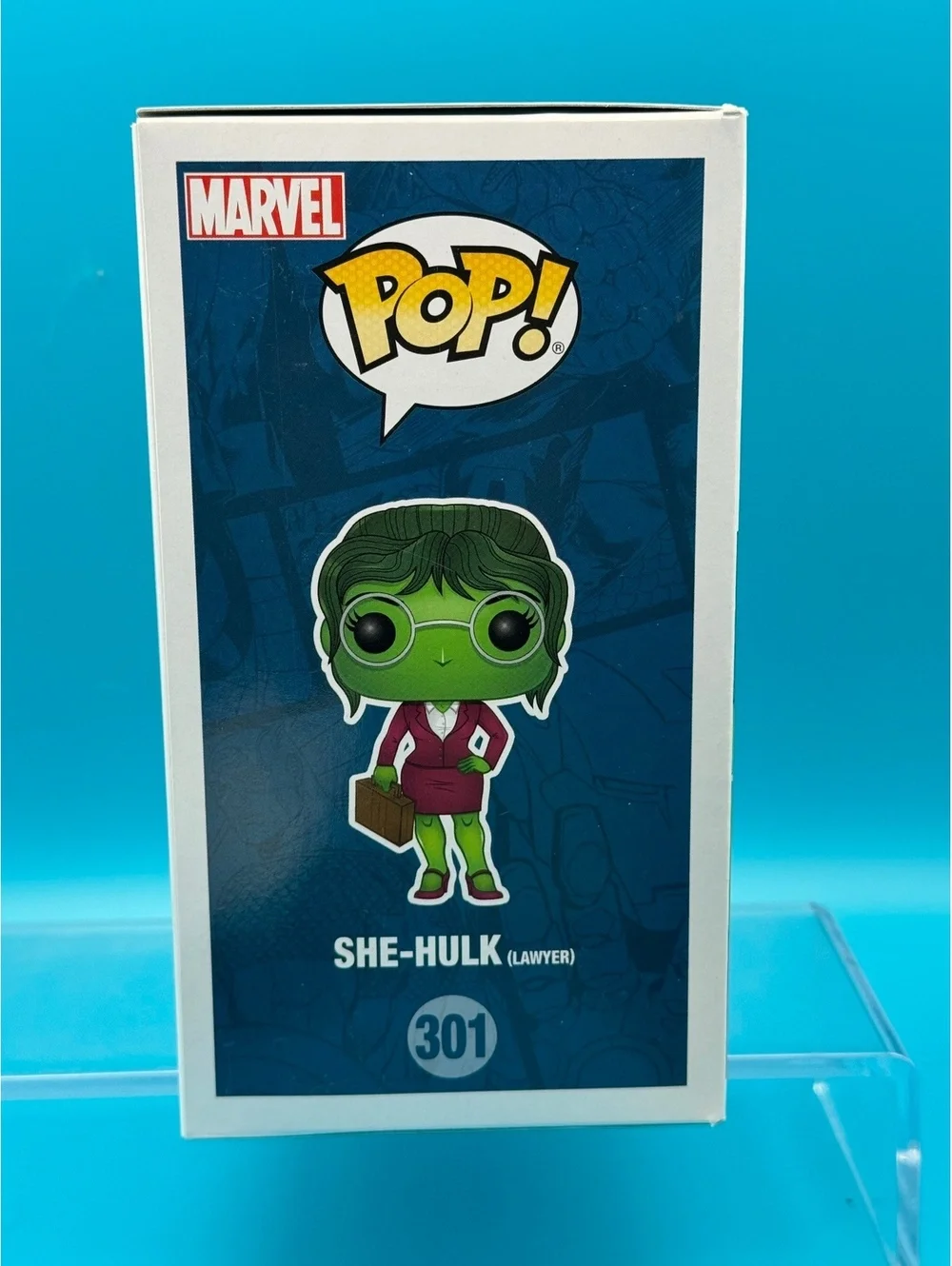 Titiana Maslany Signed Marvel She-Hulk Lawyer ECCC Funko pop 301 with SWAU COA